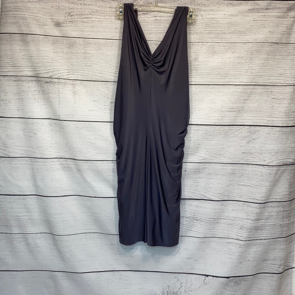 BANANA REPUBLIC MONOGRAM- Gray Sleeveless dress XS - Picture 8 of 9